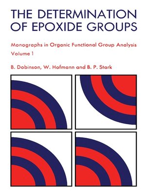 cover image of The Determination of Epoxide Groups